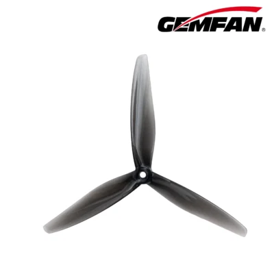 Gemfan 7050 Hurricane PC 3 Blade - Clear Gray (2 Pairs)
